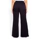 MARINA RINALDI SATIN BACK PALAZZO TROUSER BLACK