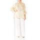MARINA RINALDI WIDE LEG WHITE TROUSER