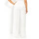 MARINA RINALDI WIDE LEG WHITE TROUSER