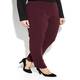 MARINA RINALDI BORDEAUX COCKTAIL TROUSERS