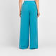 Marina Rinaldi Wide Leg Cady Trouser Turquoise 