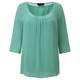 MARINA RINALDI JADE GREEN SILK TUNIC