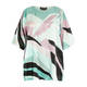 Marina Rinaldi Silk Tunic Print Mint Green 