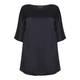 Marina Rinaldi navy satin Tunic