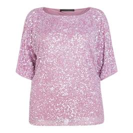 MARINA RINALDI SEQUIN EMBELLISHED TUNIC WISTERIA - Plus Size Collection