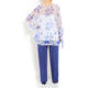 MARINA RINALDI SILK FLORAL TUNIC