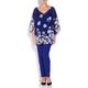 Marina Rinaldi silk chiffon floral print Tunic