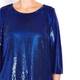 MARINA RINALDI SEQUIN TUNIC BLUETTE