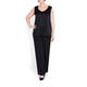 MARINA RINALDI BLACK SATIN VEST