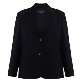 Marina Rinaldi Triacetate Blazer Black - Plus Size Collection