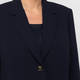 Marina Rinaldi Triacetate Cady Jacket Navy 