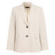 Marina Rinaldi Cady Blazer Jacket Beige 
