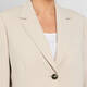 Marina Rinaldi Cady Blazer Jacket Beige 