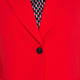 MARINA RINALDI TAILORED BLAZER SCARLET