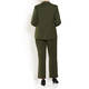 MARINA RINALDI WOOL BLEND JACKET OLIVE