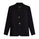 Marina Rinaldi Single Breasted Blazer Black 