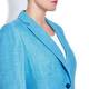 Marina Rinaldi turquoise silk and linen blazer