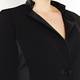 Marina Rinaldi Black Crepe Embellished Jacket