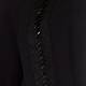 MARINA RINALDI BLACK JACKET WITH REMOVABLE EMBELLISHED COLLAR