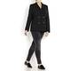 MARINA RINALDI BLACK DOUBLE BREAST WOOL BLAZER