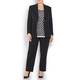 Marina Rinaldi Black contrast stitched Jacket