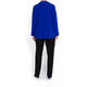 MARINA RINALDI CHINA BLUE TRIACETATE JACKET