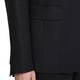 MARINA RINALDI BLACK LINED LINEN BLAZER 