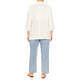 Marina Rinaldi Linen Blazer White