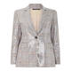 MARINA RINALDI PRINCE OF WALES CHECK SEQUIN BLAZER