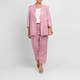Marina Rinaldi Linen Jacket Pale Pink 