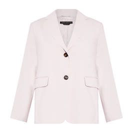 Marina Rinaldi Cotton Twill Jacket Blush Pink - Plus Size Collection