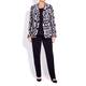 MARINA RINALDI PURE SILK IKAT PRINT JACKET