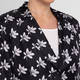 Marina Rinaldi Silk Floral Jacket Black 