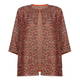MARINA RINALDI TWEED THREE-QUARTER SLEEVE JACKET