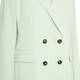 Marina Rinaldi Double Breasted Blazer Jacket Mint Green