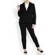 MARINA RINALDI BLACK PUNTO MILANO TAILORED BLAZER