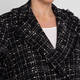 Marina Rinaldi Tweed Jacket Black 