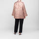 Marina Rinaldi Brocade Shacket Metallic Rose
