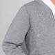 Marina Rinaldi Embroidered Jersey Bomber-Cut Jacket Grey 