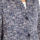 MARINA RINALDI TWEED JACKET NAVY