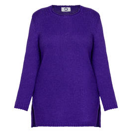 Marina Rinaldi Knitted Tunic Violet  - Plus Size Collection
