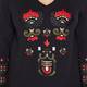 MARINA RINALDI BLACK EMBROIDERED KNITTED TUNIC