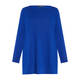 Marina Rinaldi Virgin Merino Wool Knitted Tunic China Blue