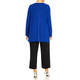 Marina Rinaldi Virgin Merino Wool Knitted Tunic China Blue