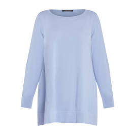 Marina Rinaldi Sky Blue Knitted Tunic  - Plus Size Collection