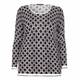 MARINA RINALDI MONOCHROME DIAMOND VIRGIN WOOL SWEATER