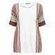 MARINA RINALDI PRINT Mahogany VERTICAL STRIPE TUNIC 