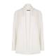 Marina Rinaldi shawl neck rib detail cream cardigan