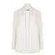 Marina Rinaldi shawl neck rib detail cream cardigan