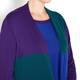 Marina Rinaldi Long Colour Block Cardigan